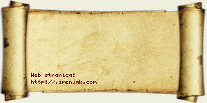 Isidora Peruničić vizit kartica